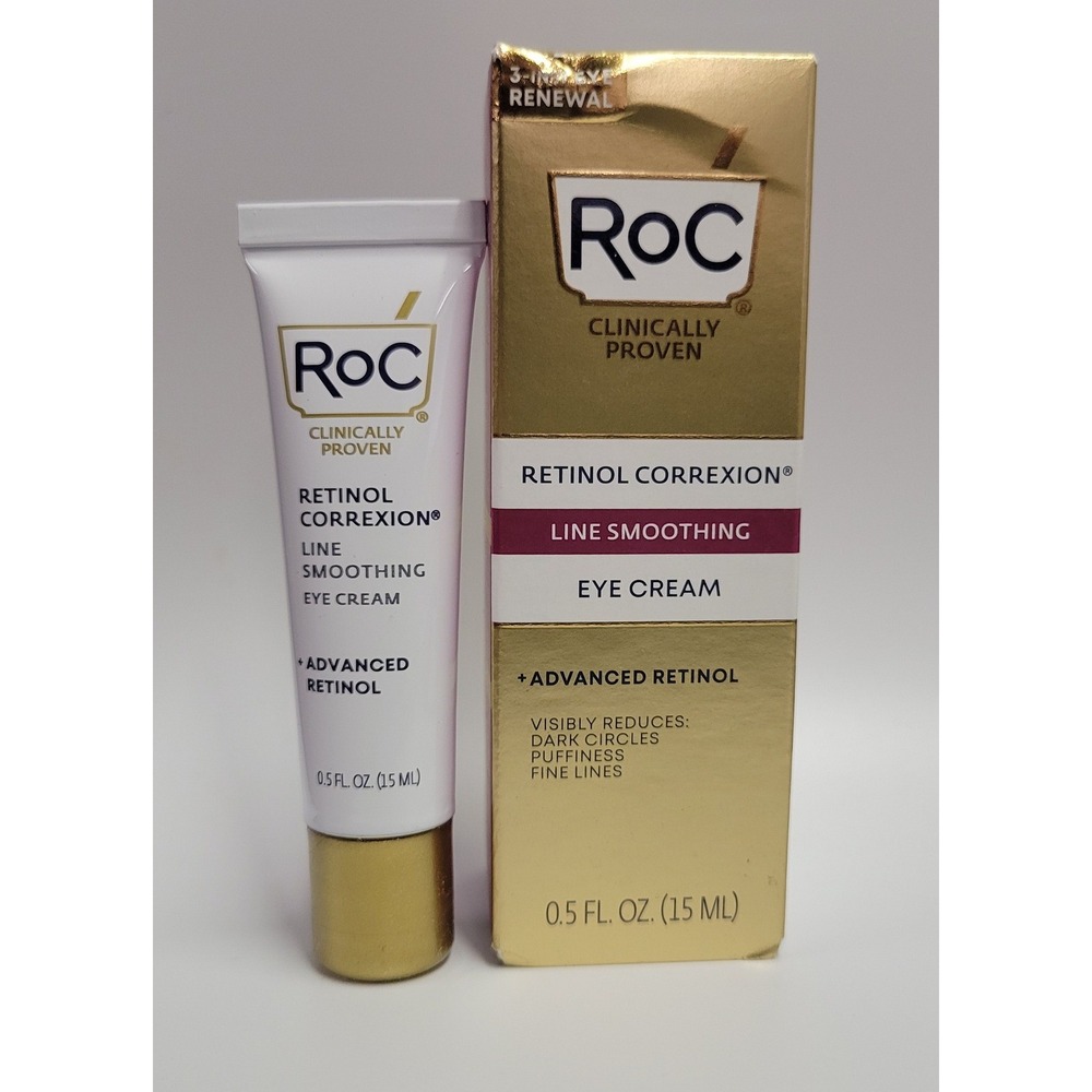 RoC Retinol Correxion Line Smoothing Eye Cream 0.5oz Anti-Aging Treatment